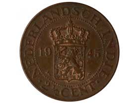 オランダ領東インド2.5セント硬貨|オランダ|コレクターズショップトモリンズ24