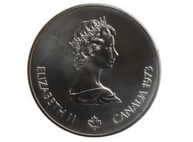 カナダ モントリオール五輪1976 1973年 10ドル 銀貨 カナダ 10ドル 1973年 銀貨 1976年モントリオールオリンピック