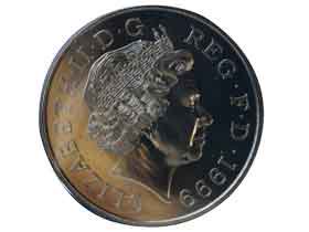 ウェールズ公妃ダイアナ追悼記念5ポンド硬貨|コレクターズショップ
