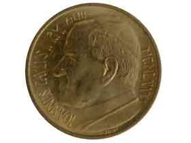 教皇ヨハネ・パウロ2世慈悲の業記念20リラ硬貨|バチカン市国