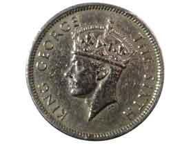 ジョージ6世香港50セント硬貨ならコレクターズショップのトモリンズ24