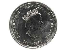 カナダ建国125周年記念25セント硬貨(マニトバ州)|カナダ|コレクターズ