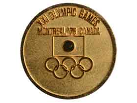 1976年モントリオールオリンピック日本選手団参加記念公式メダル