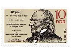 フリードリヒ・アドルフ・ディースターヴェーク10ペニヒ記念切手