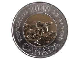 カナダエリザベス2世知識記念2ドル硬貨|コレクターズショップ