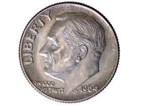 アメリカ　ルーズベルト1ダイム銀貨1946〜１９６４年　　50枚 アメリカ ルーズベルト1ダイム銀貨1946〜1964年 50枚 当店