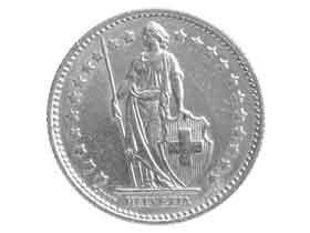 旧貨幣 スイス銀貨１フラン(1931年)　KM24　オセロBLACK 旧貨幣 スイス銀貨1フラン(1931年) KM24 オセロBLACK様専用