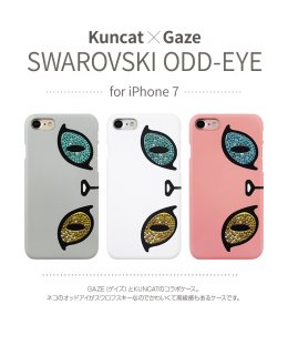 GAZEʥˡiPhone 8 iPhone 7 iPhone SE 2.3 Kuncat X Gaze Swarovski Odd-eye