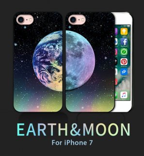 DparksʥǥѡˡiPhone 8 iPhone 7 iPhone SE 2.3 Twinkle Case EarthMoon 饭륤饹