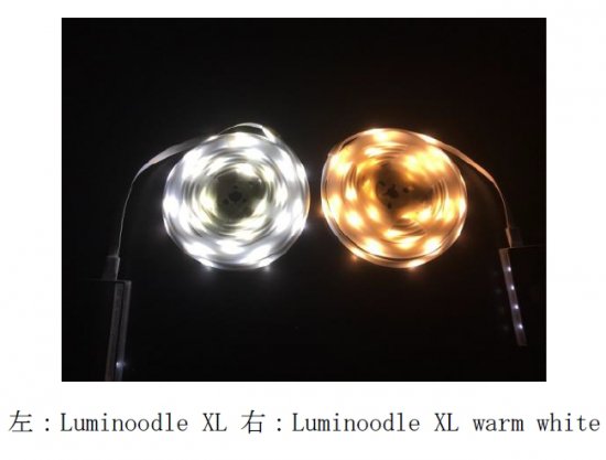 ＜Power Practical＞ LUMINOODLE（ルミヌードル） ロープ型防水LEDライト 360ルーメン  クリスマスライトの10倍から20倍の明るさ LUMINOODLE XL Luminoodle XL warm white