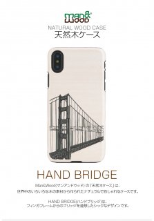Man&Woodʥޥ󥢥ɥåɡˡiPhone X/XS 5.8 Hand Bridge ŷڤȤäʥʥåɤμ륱