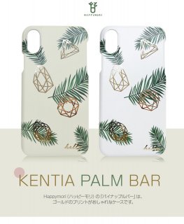 HappymoriʥϥåԡˡˡiPhone X/XS 5.8 kentia palm Bar 䤫ʥҥϥ䥷ФΥ᥿륤饹Ȥ