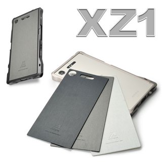 alumania Xperia XZ1 / Xperia XZ1 Compact  ̥ѥͥ:LEATHER BACK DEFENDER for Xperia XZ1