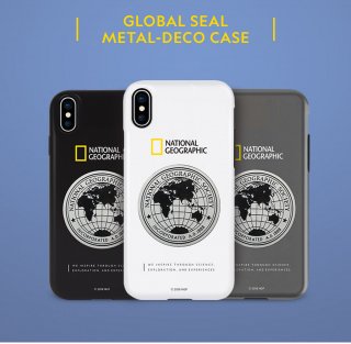 National Geographic 饤󥹾ʡiPhone X/XS 5.8 Global Seal Metal-Deco Case 130ǯǰ뤬줿