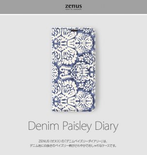 Zenusʥ̥ˡiPhone XS Max 6.5 Ģ Denim Paisley Diary ǥ˥ϤȴΥڥ꡼䤫Ǥ졡