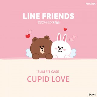 LINE FRIENDSiPhone XS Max 6.5 SLIM FIT CUPID LOVE ѵΤݥꥫܥ͡ǺǡüˤԤäեåȤ륹Ƿ̡