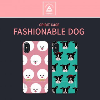 Dparks ǥѡiPhone XR 6.1 spirit case Fashionable Dog ɵǽɼǼʡݸǽʤɵǽ¿ʥ