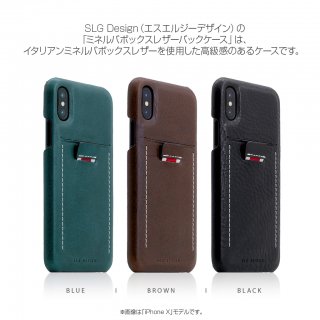 SLG DesigniPhone XR 6.1 Minerva Box Leather Back Case ꥢߥͥХܥå쥶Ѥ鴶Τ륱