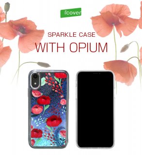 icoverʥСˡiPhone XR 6.1Sparkle case With Opium ʥ饹Ȥᡦå饭