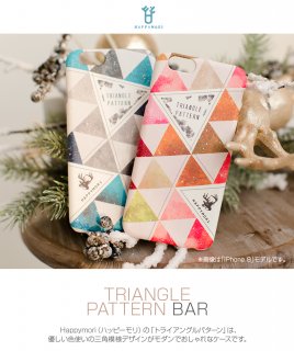 Happymori ϥåԡiPhone X/XS 5.8 Triangle Pattern Bar ȥ饤󥰥ѥ ͥȤλͥǥ󤬥Ǥʥ