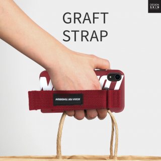 Design Skinʥǥ󥹥ˡiPhone XR 6.1  GRAFT STRAP 饹ȥ˥ϥɥȥåפդǤ̥