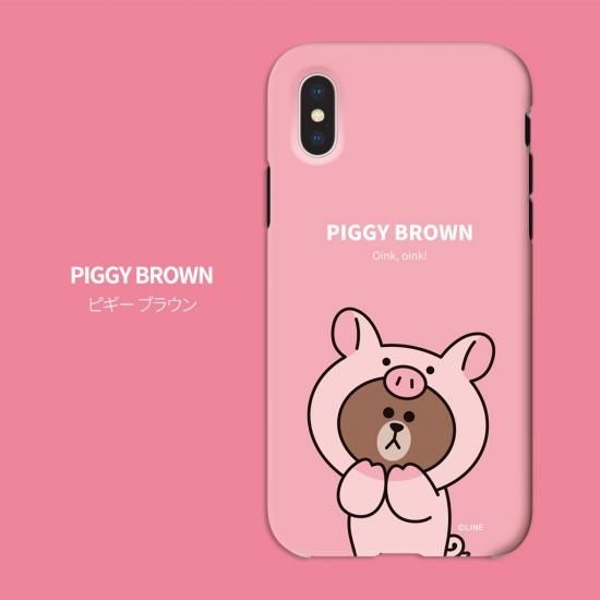 Line Friends ラインフレンズ Iphone X Xs 5 8インチ Line Friends Jungle Brown Dual Guard Tpuとポリカーボネートの二重構造 Kcl Jds001 Kcl Jds002 Kcl Jds003 Kcl Jds005