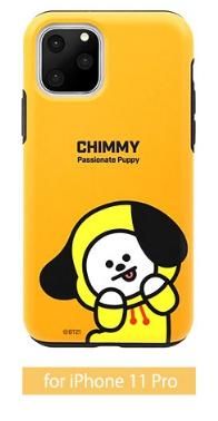 BT21 【iPhone 11 Pro 5.8インチ】 LINE FRIENDS とBTSがコラボ BT21 DUAL GUARD BASIC  TPUとポリカーボネートの二重構造背面ケース KCJ-DBX001 KCJ-DBX002 KCJ-DBX003 KCJ-DBX004  KCJ-DBX005