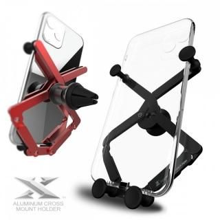 <alumania> 【スマートフォン車載ホルダー】 XMOUNT HOLDER クロスマウントホルダー アルミの切削部品で仕上げたアルミフレームを採用 1911-XM1-RE