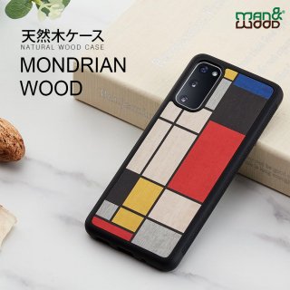  Man&Wood ޥ󥢥ɥå Galaxy S20+ 5G ŷڥ Mondrian Wood ΤڤǺफ줿ʥ롡