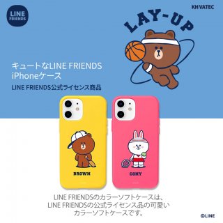 饤 LINE FRIENDS iPhone 12 mini5.4Brown's Sports Club 顼եȥ 饯βİ饹