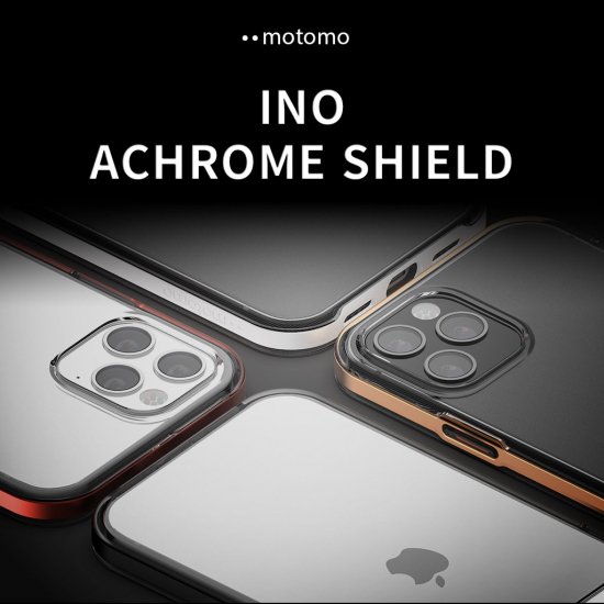 国内正規品 motomo iPhone12/12Pro（6.1インチ）INO Achrome Shield