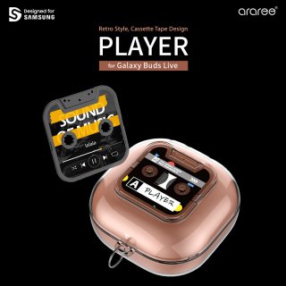  araree Galaxy Buds Live ϡɥꥢ PLAYER ॹǧ Designed for SAMSUNG