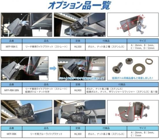 AMEX 青木製作所 フォークリフト向け LEDラインライト 日本品質のLEDラインライト -40℃～+80℃可能 フォークリフトラインライト  AMEX-FL01R AMEX-FL01B