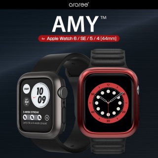  araree Apple Watch 44mm ǥ奢쥤䡼 AMY ٤ʥ᥿ե졼TPUŹ¤߷