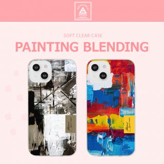  Dparks ǥѡ iPhone 13 mini եȥꥢ Painting Blending ƩTPU˲İ饹Ȥä