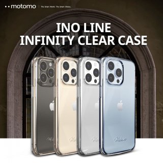  motomo iPhone 13 INO LINE INFINITY CLEAR CASE ץǤ줿ǥΤ륯ꥢ