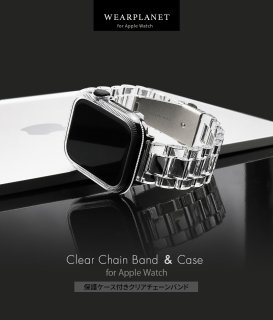  WEARPLANET ץͥå Apple Watch ݸդХ 45/41mm 44/40mm Series 4-7 / SE
