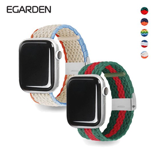 国内正規品 EGARDEN エガーデン Apple Watch用バンド LOOP BAND for Apple Watch  優れた着用感と鮮やかなカラー配色が魅力
