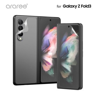  araree Galaxy Z Fold3 ǥХݸե PURE SKIN ꥢʣå˥ޥݸ