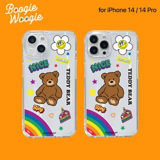 BOOGIE WOOGIE ֥ iPhone 14 / iPhone 14 Pro 饱 Teddy Bear ٤ˤäƥɽѤ 