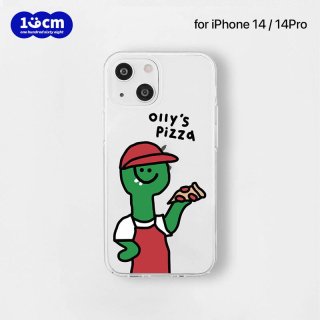  168cm iPhone 14 / iPhone 14 Pro եȥꥢ Ollys Pizza ƩTPU˲İ饹Ȥä