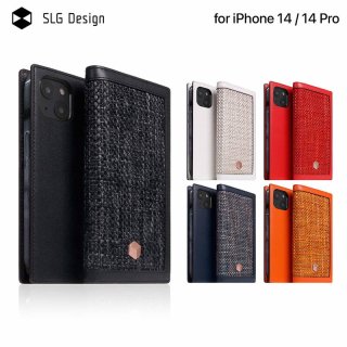  SLG Design iPhone 14 / iPhone 14 Pro Ģ Edition Calf Skin Leather Diary ٥륮ե֥åȵפΥӥ͡