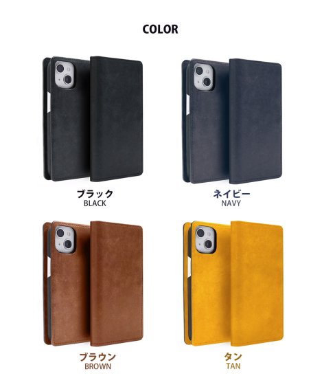 国内正規品 ABBI SIGNATURE iPhone 14 / iPhone 14 Pro 手帳型 MARGOTイタリアンレザーダイアリーケース  熟練した日本の職人が1つ1つ手作り