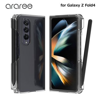  araree Galaxy Z Fold4 ڥۥդ Nukin P ꥢ SAMSUNG TPUǺ ̤Ͼפʥݥꥫܥ͡
