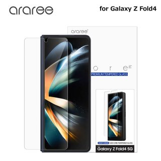  araree Galaxy Z Fold4 SUB CORE եȥǥץ쥤Ѷ饹 SAMSUNG ɻߥ 饹 ʬ 