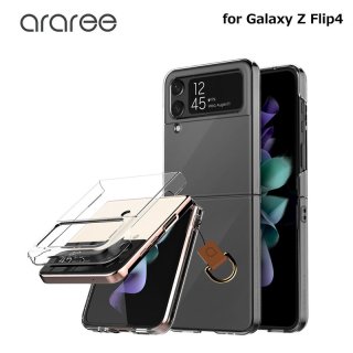  araree Galaxy Z Flip4 Nukin ꥢ SAMSUNG Ʃ٤⤤ݥꥫܥ͡ȤΥ
