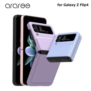  araree Galaxy Z Flip4 Aero Flex SAMSUNG ҥʬޤݸ륹ޡȤʥ
