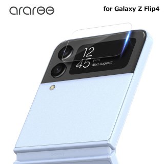  araree Galaxy Z Flip4 CORE Сǥץ쥤Ѷ饹ե ꥢ SAMSUNG å׷˶