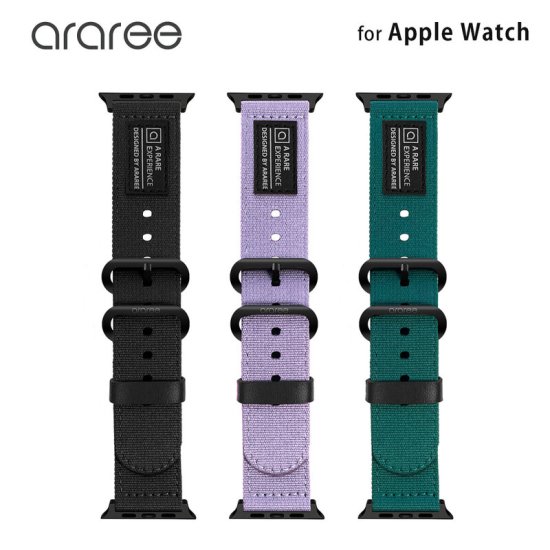 国内正規品 araree アラリー SOFT WOVEN STRAP for Apple Watch