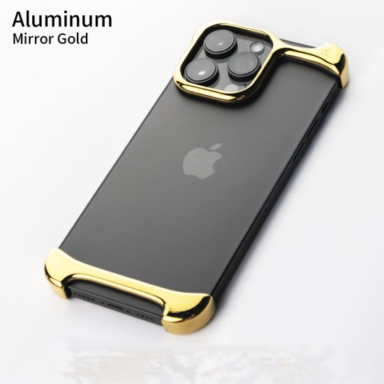 国内正規品 Arc アーク iPhone 14 Pro Arc Pulse アルミバンパー アークパルス アルミ・ミラーゴールド  アルミニウム合金7075使用 AC25056i14PR
